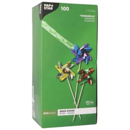 Деко-пикер 17.5см 'Ветерок', 100шт
