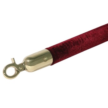 Канат для ограждения Ø3x150см покрытый красным бархатом Contacto