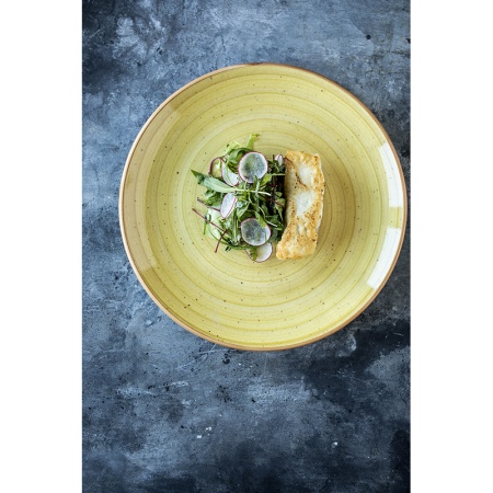 Тарелка плоская Ø25см AURA Amber Gourmet