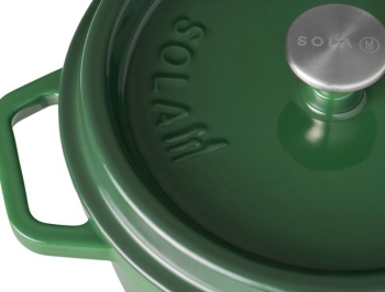 Кокот с крышкой Ø28см 5л зеленый