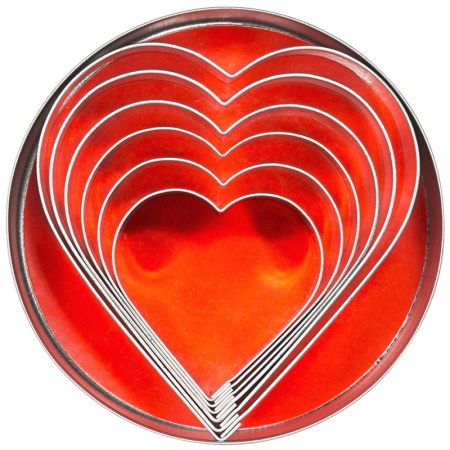 Набор из 6 форм для теста СЕРДЦЕ Contacto