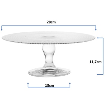 Тортница на ножке Ø28см PATISSERIE