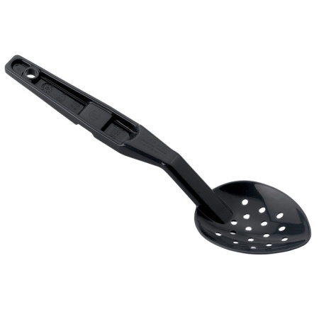 Ложка сервировочная 28.3см перфорированная черная Cambro