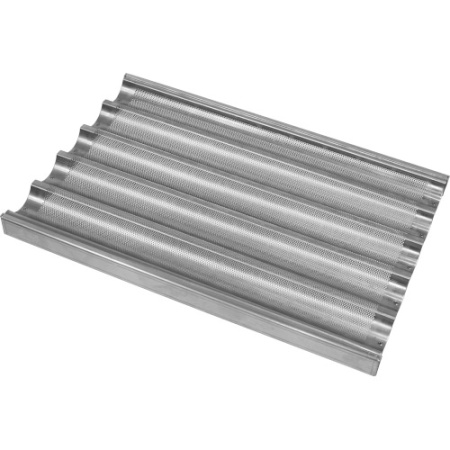 Противень 80x60см - багетный - тип L/5/STANDARD - 5 продольных волн 100х30мм