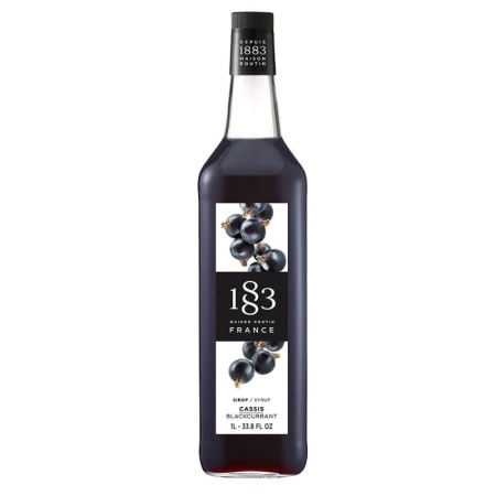 Сироп 1883 Черная смородина (Blackcurrant), 1л - стекло