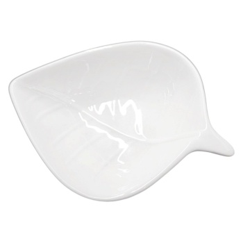 Емкость 9.8x7.8см 50мл молочно-белый 'Листок' SandStone