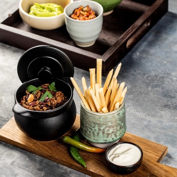 Бульонная чаша 500мл Ø10см с крышкой Volcano CHEF'S FUSION