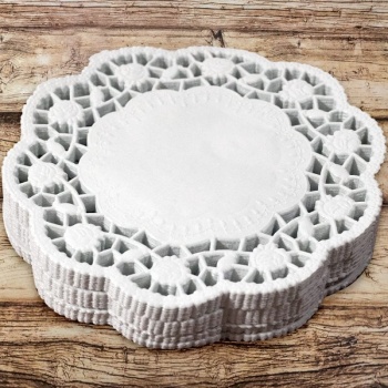 Салфетки кружевные Ø12см Pap Star, 250шт