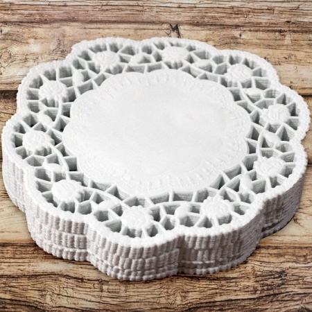 Салфетки кружевные Ø12см Pap Star, 250шт