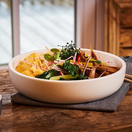 Тарелка глубокая, салатник 900мл Ø20см EASE White