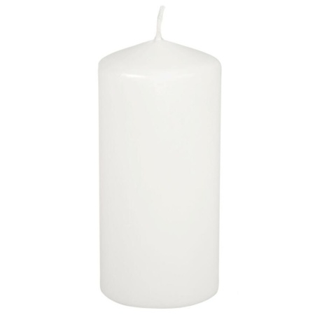 Свеча белая Ø69мм 15см WHITE Pap Star