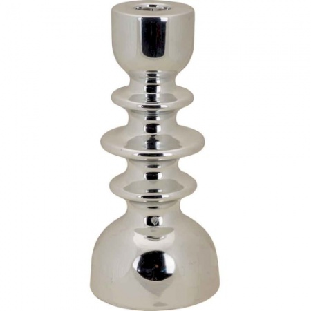 Подсвечник 9.3х9.3х(h)20.2см SILVER