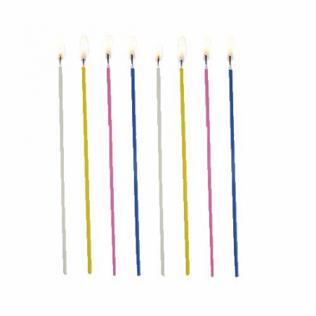 Свеча С ДНЕМ РОЖДЕНИЯ 16,5см 18шт