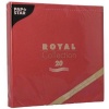 Салфетка 40x40см ROYAL Collection бордовая, 20шт
