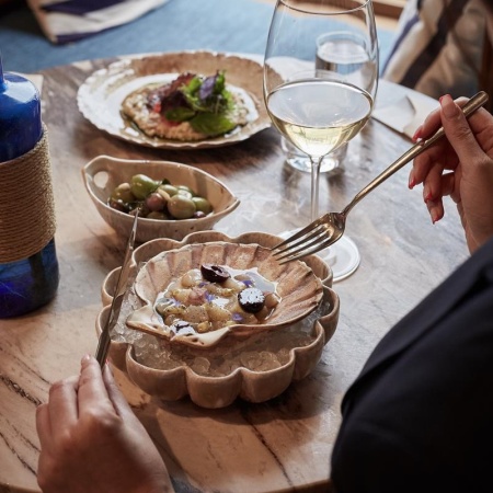 Блюдо 16см 125мл Ракушка "Pearl Frutti di Mare" керамика