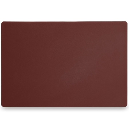 Доска разделочная 450x300x12.7 коричневая HACCP
