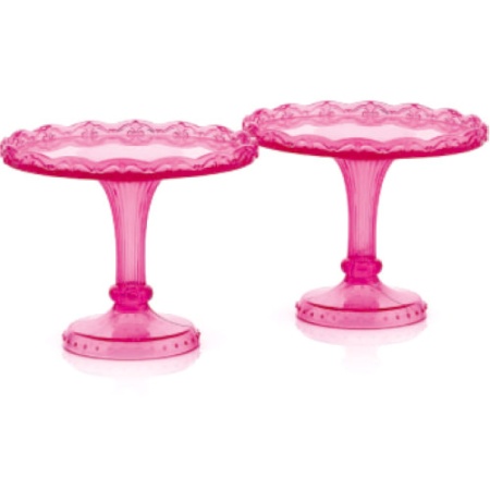 Подставка для торта Ø10x8см Sweetable фуксия, 2шт