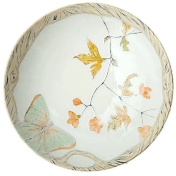 Тарелка глубокая Ø21x(h)5см 750мл FARFALLA