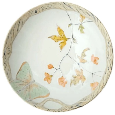 Тарелка глубокая Ø21x(h)5см 750мл FARFALLA