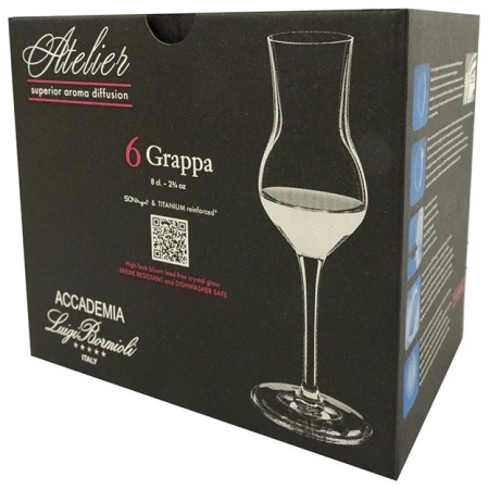 Набор рюмок для граппы 80мл ATELIER Grappa, 6шт