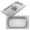 Гастроемкость c крышкой GN 1/4 265x162x(h)100мм 2.5л нерж.сталь Profi-Chef