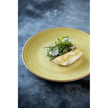 Тарелка плоская Ø25см AURA Amber Gourmet