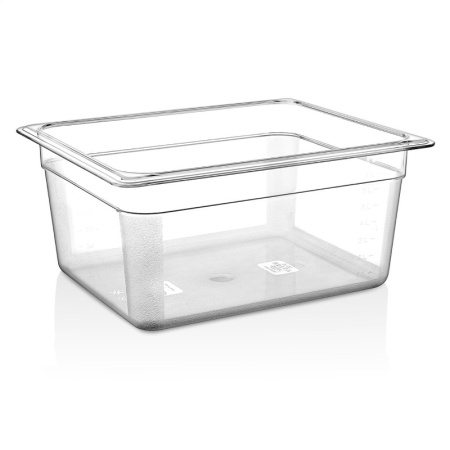 Гастроемкость GN 1/2 325x265x(h)150мм 8л прозрачная (PC)