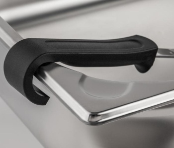 Ложка сервировочная 36x11x7см перфорированная APS