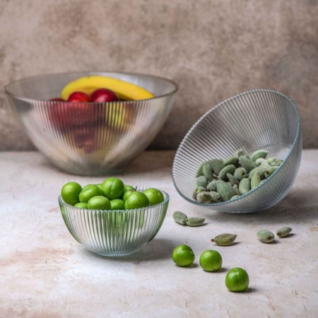 Салатник Ø25x(h)12.5см Aria прозрачный