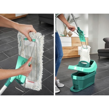 Швабра для пола Profi XL 42см micro duo с алюминиевой ручкой 140см +сменная насадка