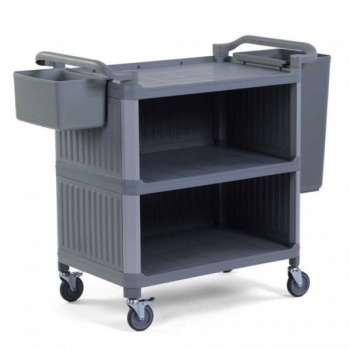 Органайзер для столовых приборов 255x350x(h)485мм MAKMED серый