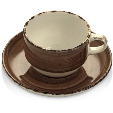 Чашка с блюдцем 90мл EO BPQ AVANOS Brown