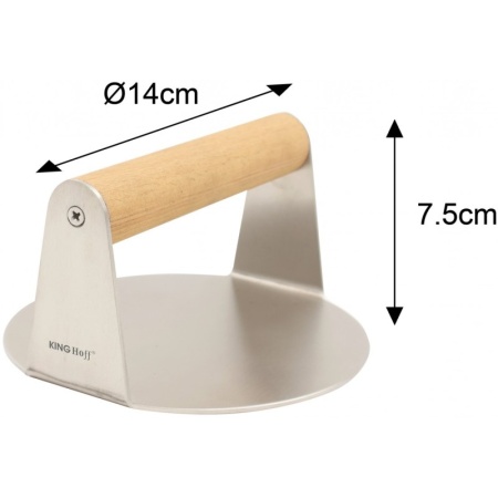 Пресс для мяса Ø14x7.5см KING Hoff