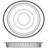 Форма "Тарталетка рифленая" 120x20мм