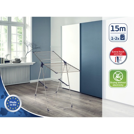 Сушилка для белья 145x55x95см Pegasus 150 Flex Stainless Steel