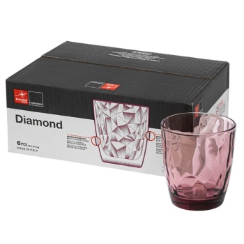 Стакан 385мл DIAMOND фиолетовый