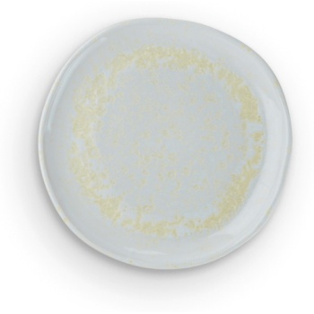 Тарелка оригинальная плоская - Seashore - 24см - Sea Sand морской песок (желтый кристал)