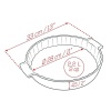 Емкость круглая для запекания APPOLIA Ø28см 2.2л RED