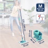 Комплект для мытья пола Clean Twist M Ergo mobile: швабра 33см, ведро 6л с отжимом