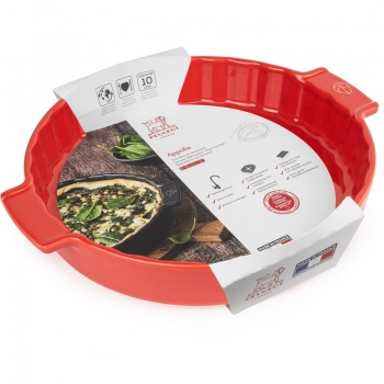 Емкость круглая для запекания APPOLIA 28см RED