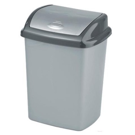 Ведро для мусора 10л DOMINIK графит