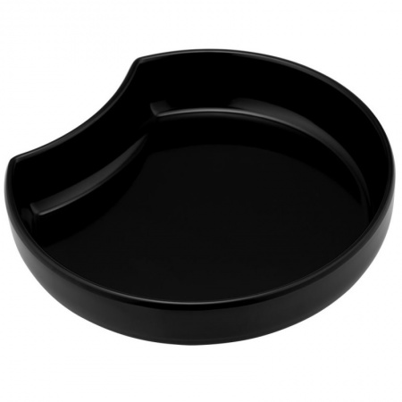 Гастроемкость 3л черная 300x278x(h)63мм в форме полумесяца