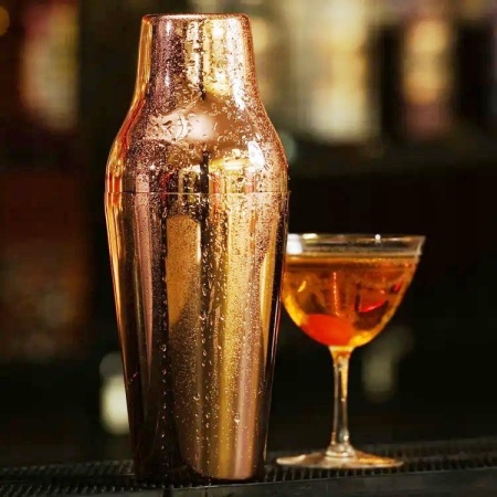 Шейкер французский 600мл Profi-Chef медный цвет