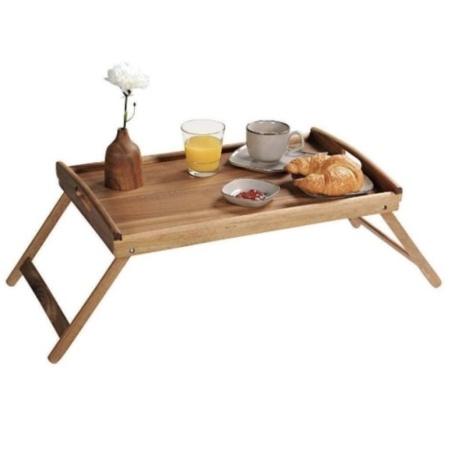 Столик для завтрака в постель – поднос сервировочный 55x35x24см