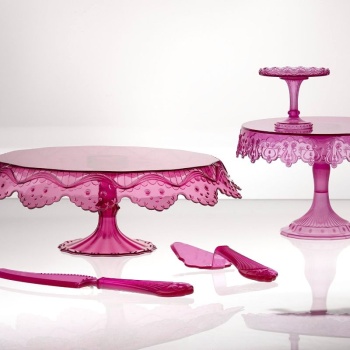 Нож для торта 290мм Sweetable фуксия