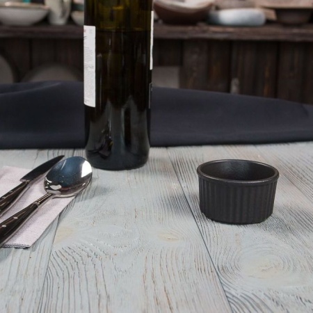 Соусник, рамекин 90мл Ø7см Black RAW Stellar