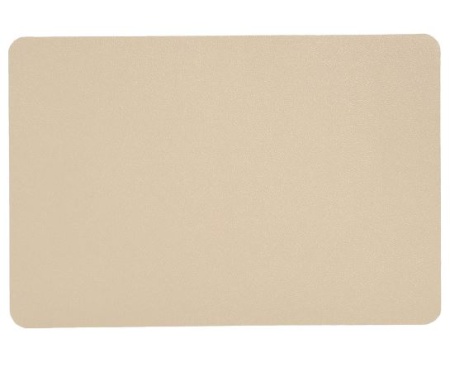 Салфетка под посуду 43x29x0.18см бежевая