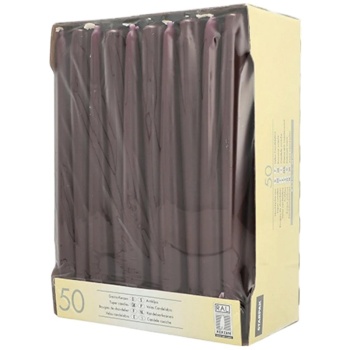 Свеча 25см Ø22мм ягодная Pap Star, 50шт