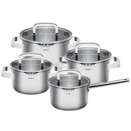 Набор посуды Juvia – 4 предмета – 3 кастрюли и сотейник