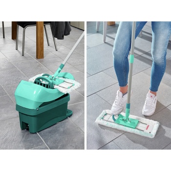 Комплект для уборки Profi XL ведро 8л на роликах с прессом для отжима и швабра 42см